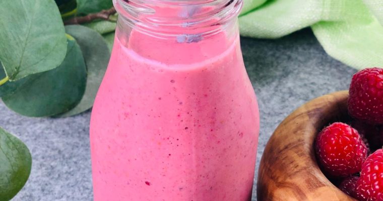 Smoothie mit Himbeeren und Chiasamen Thermomix Rezept